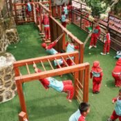 tempat makan dengan playground dekat Borobudur