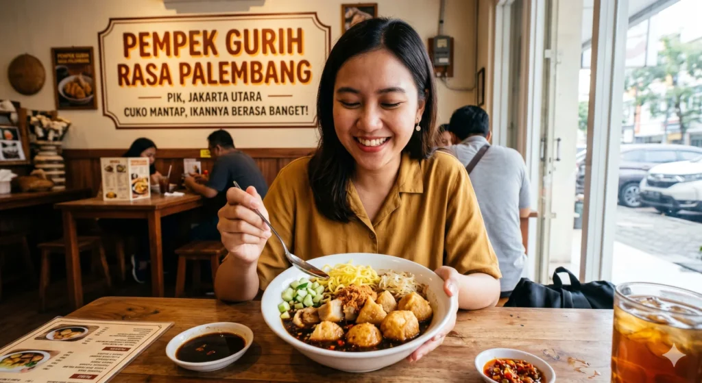 [Review] Pempek Gurih Rasa Palembang di PIK: Cuko Mantap, Pempeknya Berasa Banget Ikannya!