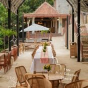 Venue wedding outdoor Naruastu Kedai Bukit Rhema dengan view Menoreh untuk artikel resto premium Jogja Magelang