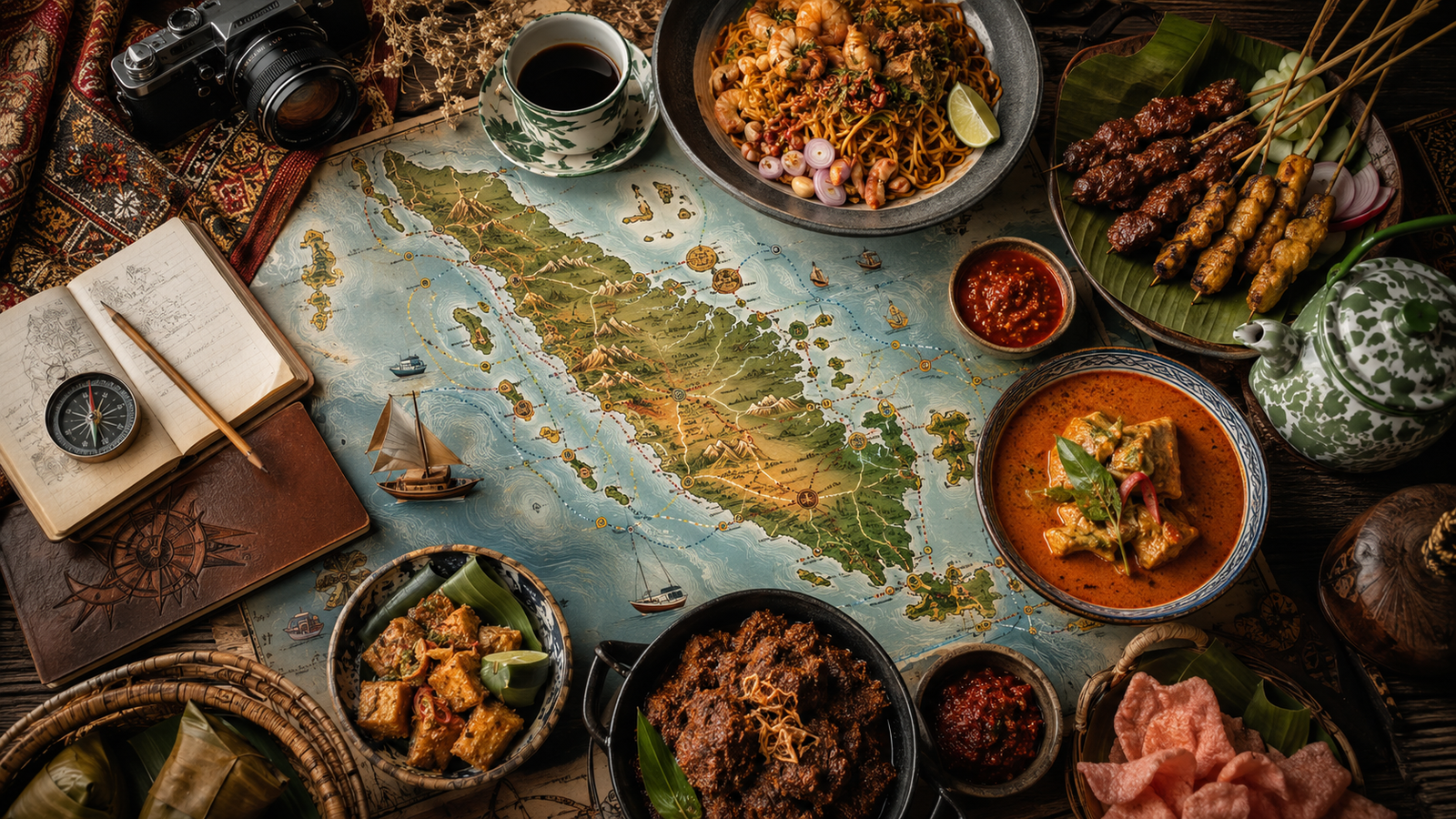 Kedai Kopi Apek penyaji makanan khas Sumatera